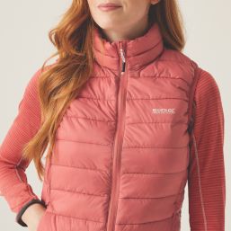 Regatta Marizion Womens Bodywarmer Mineral / Rumba Red Size 16