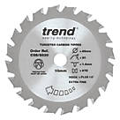 Trend CraftPo CSB/8520 Wood Thin Kerf Circular Saw Blade for Cordless Saws 85mm x 10mm 20T