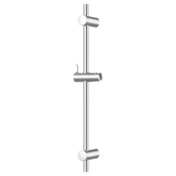 Swirl Bonda Adjustable Shower Riser Rail Chrome 654mm - Screwfix