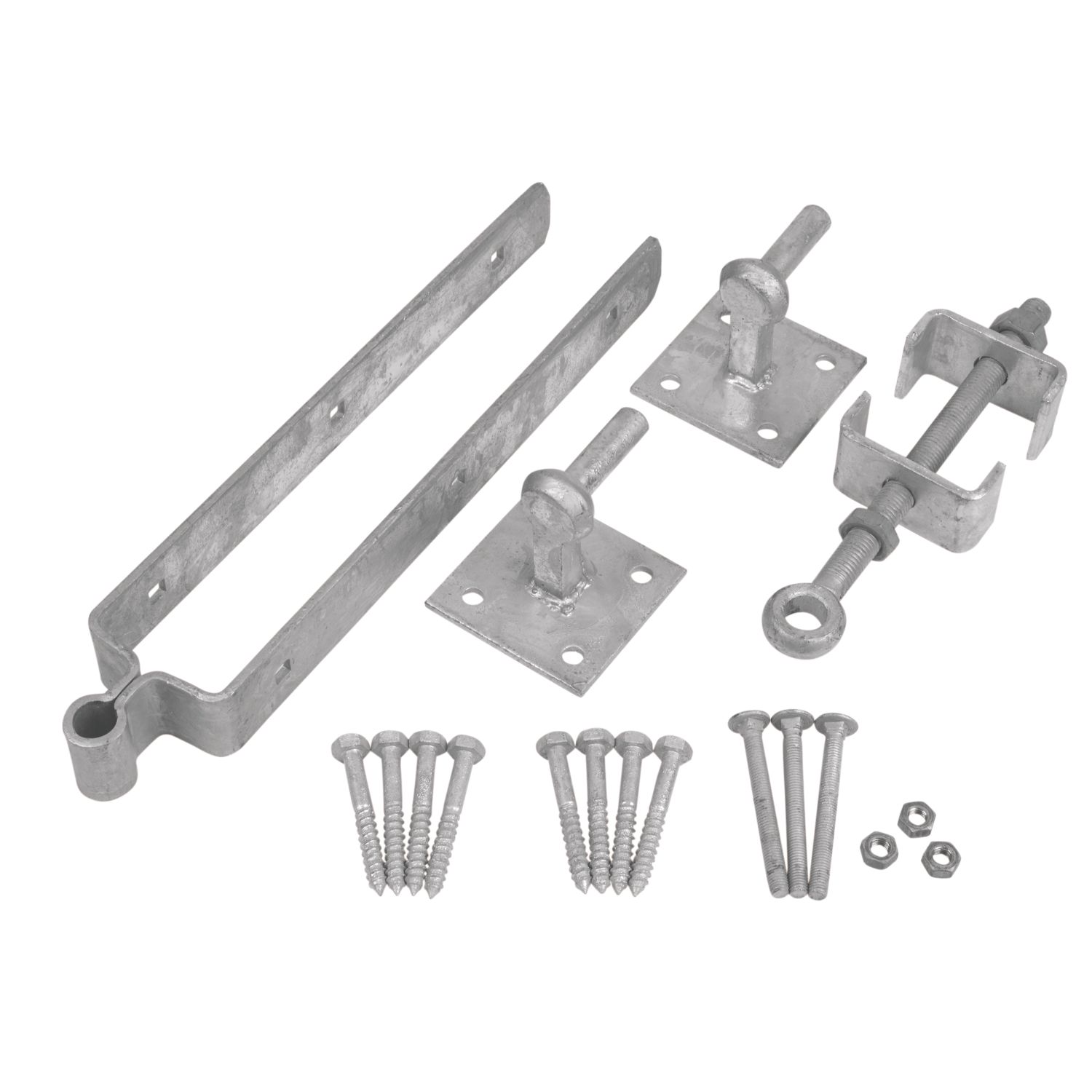 GateMate Adjustable Hinge Set / Hooks 6 Pieces (790YV)