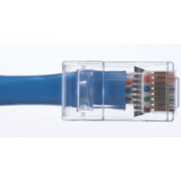 Ideal RJ45 8P/8C Feed-Thru Modular Plugs 25 Pack
