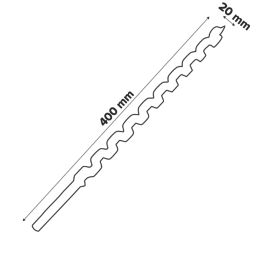 Erbauer  Hex Shank  Auger Wood Drill Bit 20mm x 400mm