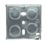 Appleby  1-Gang Galvanised Steel  Back Box 25mm