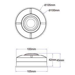 Timeguard SLW360N Indoor White PIR Sensor 360°