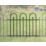 Apollo Appleton Easy Fit  Ball Top Metal Garden Fence Panel 1.21m x 0.92m