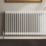 Flomasta 600mm x 1010mm 3536BTU White Horizontal 2 Column Radiator