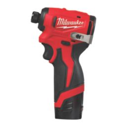 Milwaukee M12BLPP2B-422B 12V 2 x 2.0 / 4.0Ah Li-Ion RedLithium Brushless Cordless Twin Pack