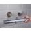 Bristan Buzz2 Rear-Fed Exposed Chrome-Plated Thermostatic Bar Mixer Shower with Diverter