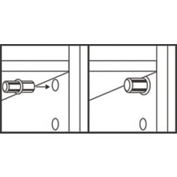 Suki Chipboard Shelf Supports 40 Pack