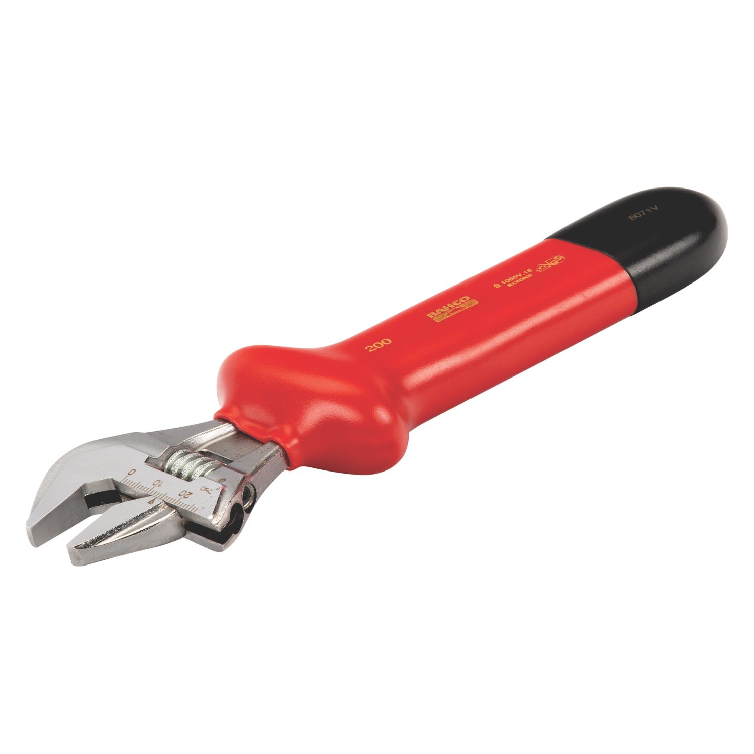 Bahco VDE Adjustable Wrench 8" (791RE)