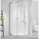 Triton Neo Six  Framed Quadrant Shower Enclosure  Chrome  1200mm x 800mm x 1850mm