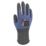 Wonder Grip WG-1875 Dexcut Cut-Resistant Gloves Blue X Small