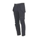 Site Varnik Stretch Work Trousers Black 30" W 32" L