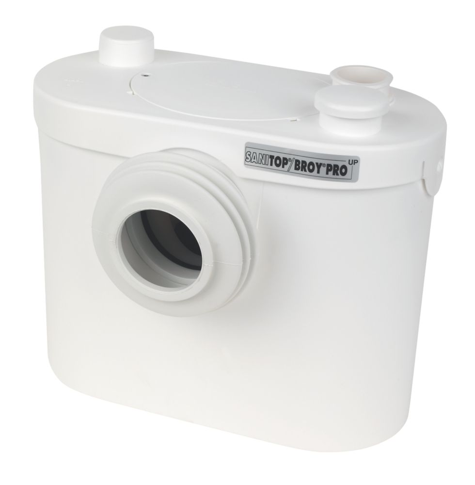 Saniflo SaniTop Elongated Upflush Toilet With Macerator – White (Model 081-007-005) *Make Offer*
