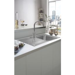Franke Ascona 1 Bowl Stainless Steel Inset Sink  860mm x 510mm