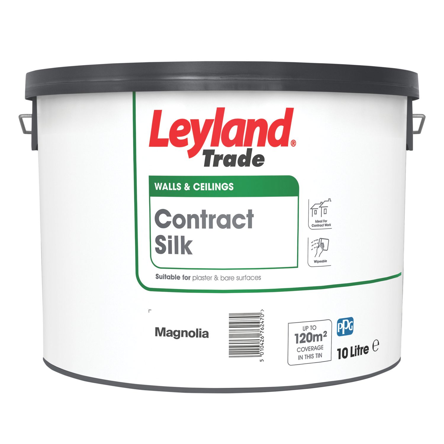 Leyland Trade Contract 10Ltr Magnolia Silk Emulsion Paint (79281)