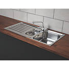 Franke Reno / Danube 1.5 Bowl Stainless Steel Inset Sink & Mixer Tap 1000mm x 500mm