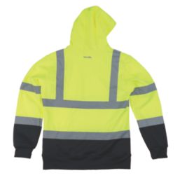 Scruffs  Hi-Vis Hoodie Yellow / Navy Medium 47" Chest