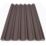 Onduline Easyfix Corrugated Bitumen Roofing Sheets Brown 2000mm x 2.6mm x 820mm 5 Pack