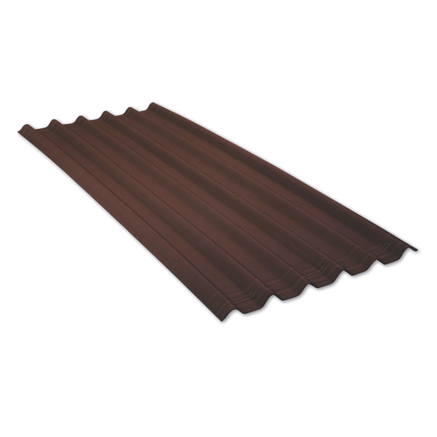 Onduline Easyfix Corrugated Bitumen Roof Sheet Brown 2000mm x 2.6mm x 820mm (792CY)