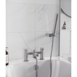 Bristan Elevar Chrome-Plated 129mm Deck Mounted Dual Control Manual Shower Mixer Tap