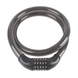 Smith & Locke Braided Steel Combination Cable Lock 1200mm x 22mm - Screwfix