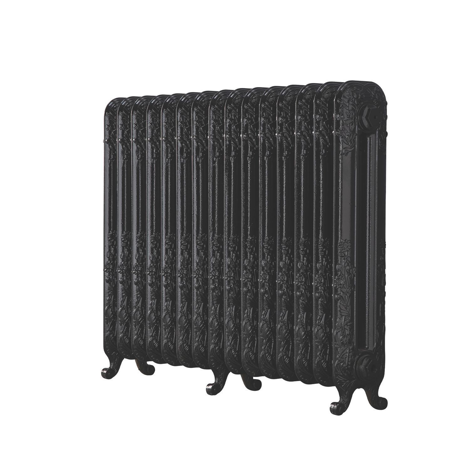 Arroll 794mm x 1009mm 5325BTU Black Cast Iron 2 Column Radiator (792KY)