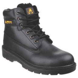 Amblers FS112 Size 10  Black  Steel Toe Cap Safety Boots