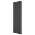 Azur 1800mm x 560mm 6819BTU Anthracite Vertical 3 Column Radiator
