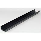 FloPlast  PVC Square Gutter Black 114mm x 3m 6 Pack