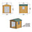 Shire Bradley 8' x 8' (Nominal) Apex Timber Log Cabin