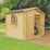 Shire Bradley 8' x 8' (Nominal) Apex Timber Log Cabin