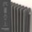 Flomasta 600mm x 1190mm 5160BTU Anthracite Horizontal 3 Column Radiator