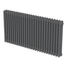 Flomasta 600mm x 1190mm 5160BTU Anthracite Horizontal 3 Column Radiator