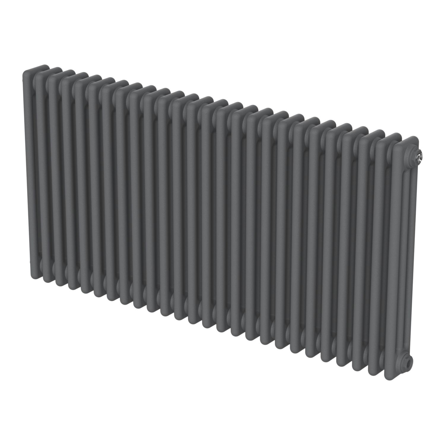 Flomasta 600mm x 1190mm 5160BTU Anthracite Horizontal 3 Column Radiator (793AH)