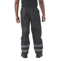 Site Wallinger Waterproof  Overtrousers Black Medium 34" W 29" L