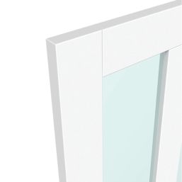 Green & Taylor Victorian 1-Clear Light Satin Painted White Wooden Shaker Internal Glazed Door 1981mm x 762mm