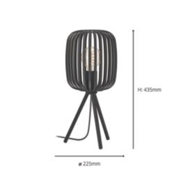 Eglo Romazzina Table Lamp Black