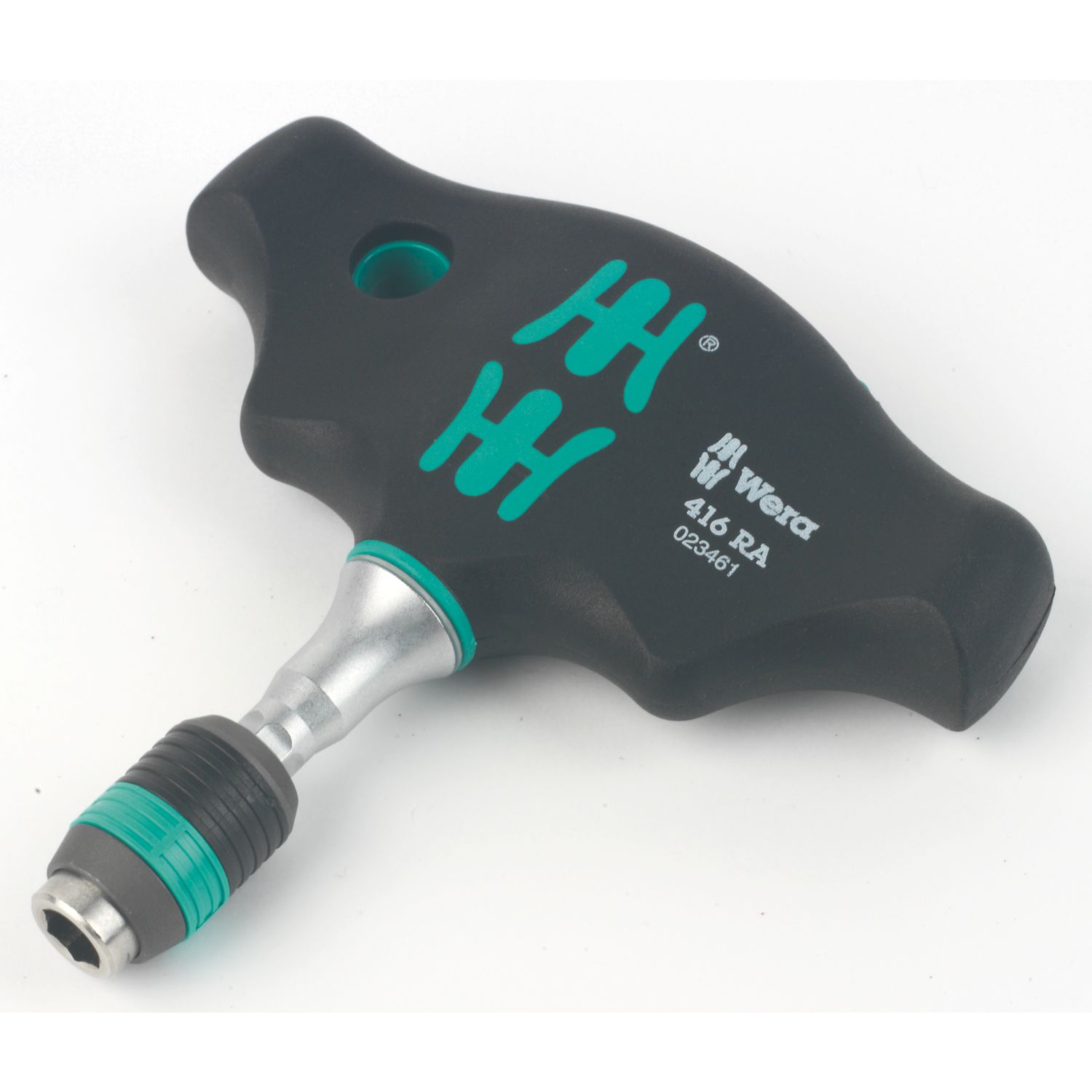 Wera 416 RA 1/4" Hex Ratcheting T-Handle (793FU)