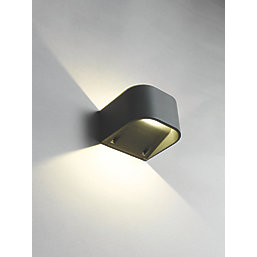 4lite  Outdoor LED Wall Light Graphite 11W 500lm