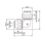Flomasta  Plastic Push-Fit Equal 90° Elbows 10mm 10 Pack