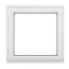 Crystal  Top Opening Clear Triple-Glazed Casement White uPVC Window 610mm x 610mm