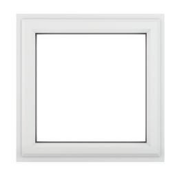 Crystal  Top Opening Clear Triple-Glazed Casement White uPVC Window 610mm x 610mm