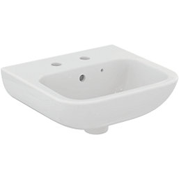 Armitage Shanks Portman 21 Hand Rinse Washbasin with Overflow 2 Tap Holes 400mm