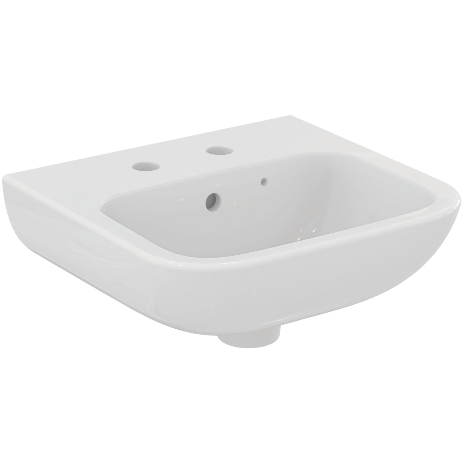 Armitage Shanks Portman 21 Hand Rinse Washbasin with Overflow 2 Tap Holes 400mm (793JY)