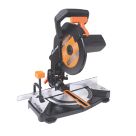 Refurb Evolution R210CMS 210mm  Electric Single-Bevel  Multi material Compound Mitre Saw 220-240V