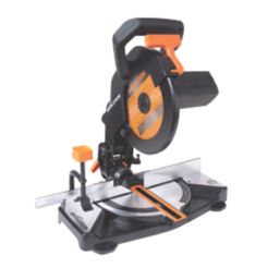 Refurb Evolution R210CMS 210mm  Electric Single-Bevel  Multi material Compound Mitre Saw 220-240V