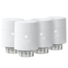 Tado  White Smart Thermostatic Radiator Head 4 Pack