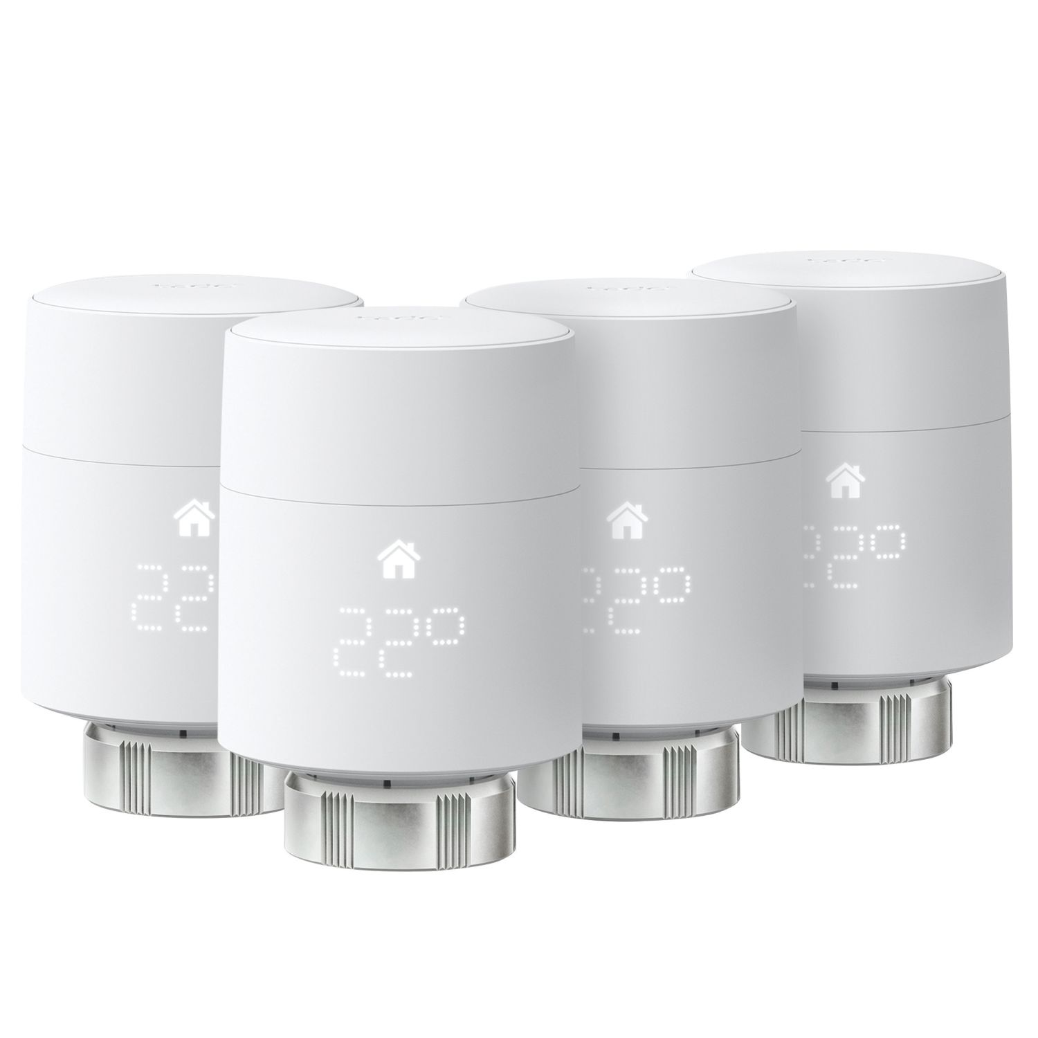 Tado White Smart Thermostatic Radiator Head 4 Pack (793PG)