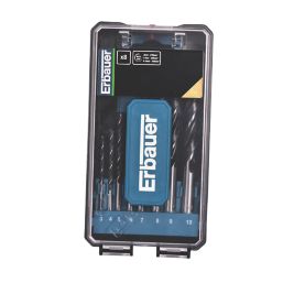 Erbauer Brad Point Drill Bits 8 Piece Set